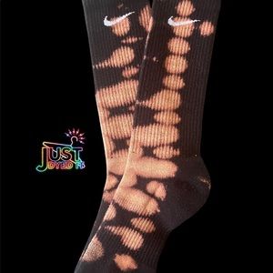 Custom tie dye Nike socks